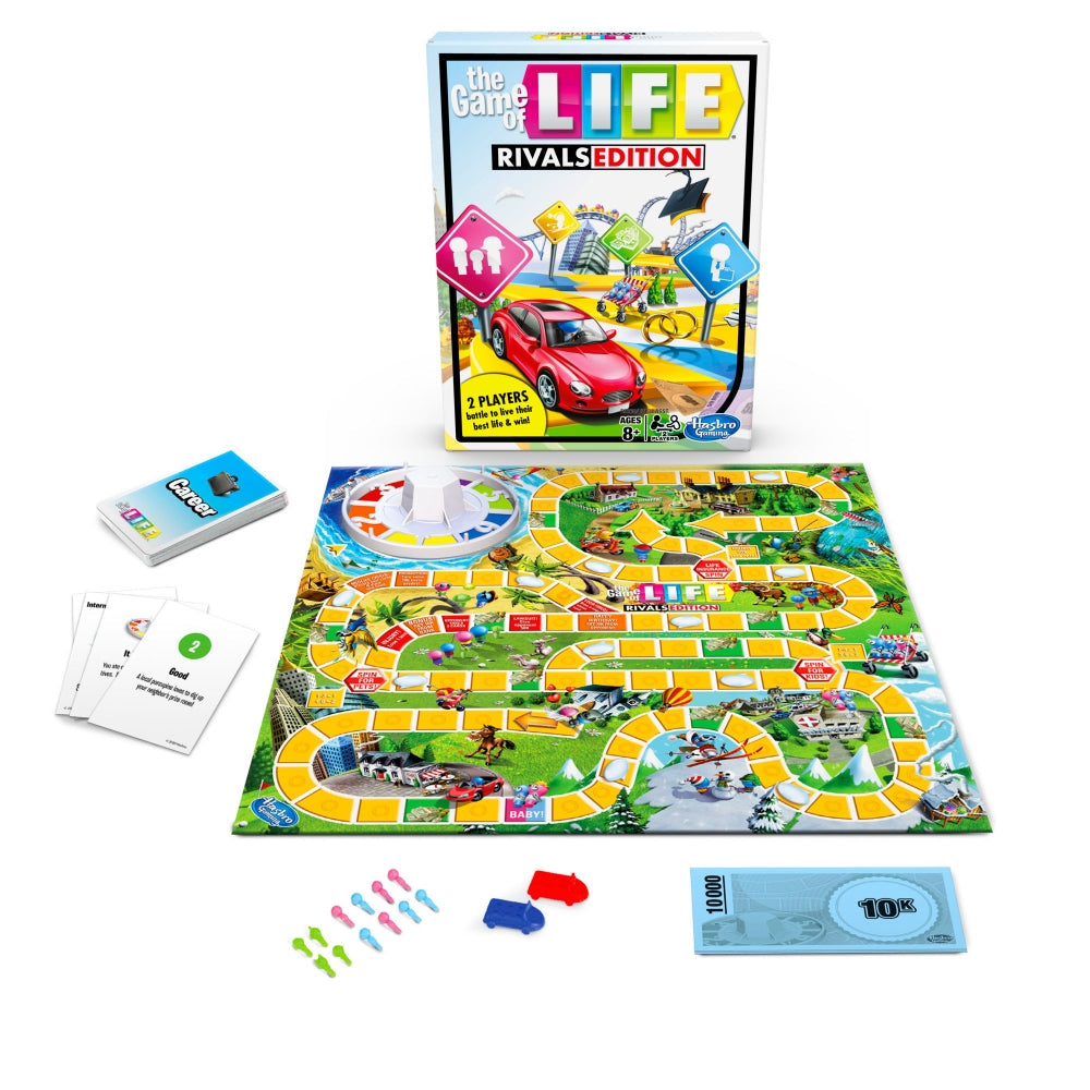 Hasbro-Game of Life Rivals Edition Game-E9268-Legacy Toys