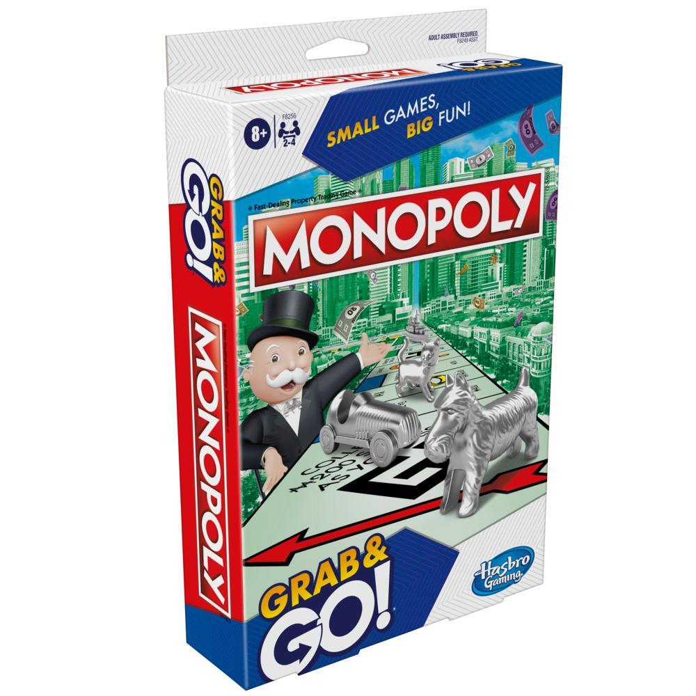 Hasbro-Grab & Go Games-F8256-Monopoly-Legacy Toys