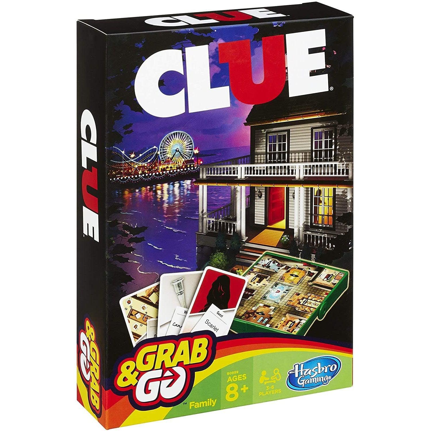 Hasbro-Grab & Go Travel Game Assortment-B0999-Clue-Legacy Toys