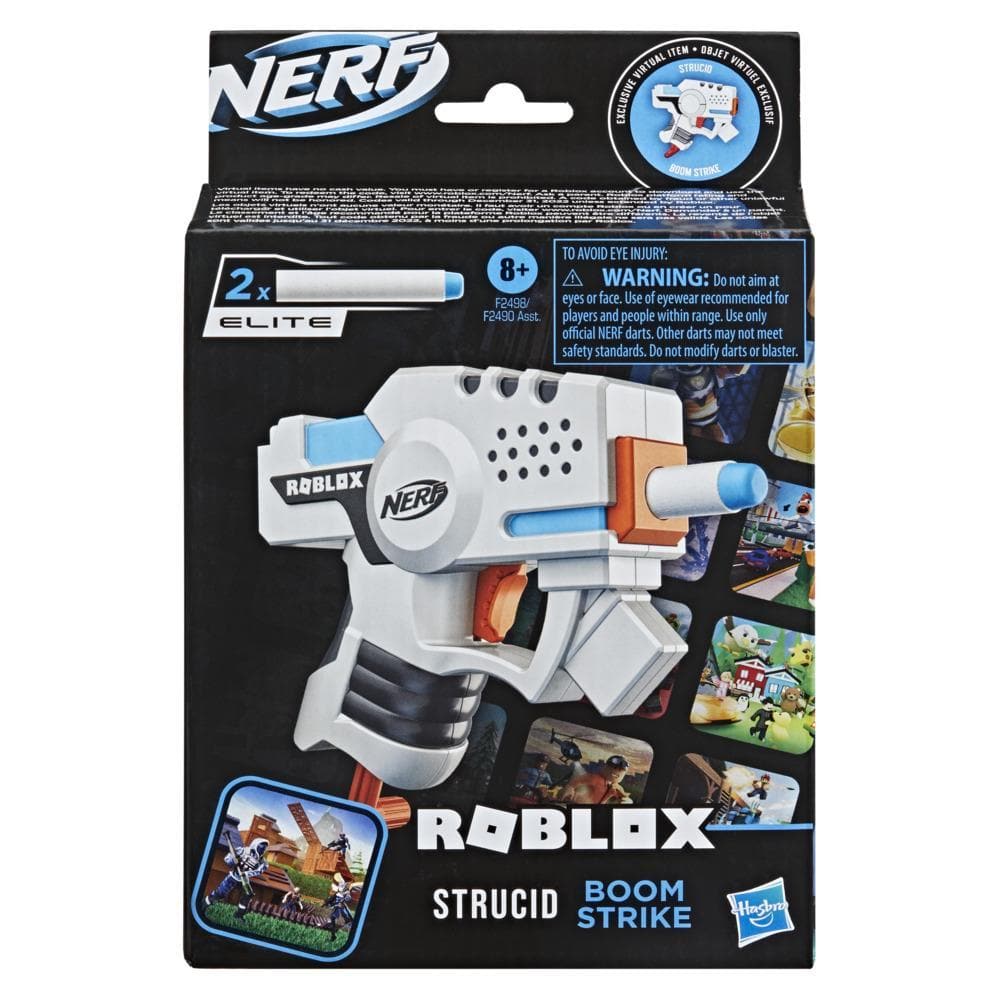 Hasbro-Nerf Roblox: Microshots Assorted-F2498-Strucid: Boom Strike-Legacy Toys