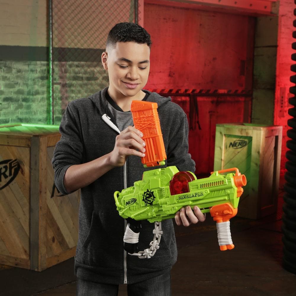 Hasbro-Nerf Zombie RevReaper Dart Gun-E0311-Legacy Toys