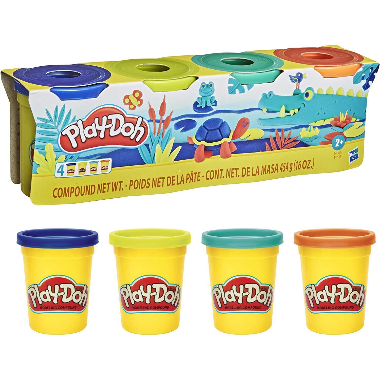 Hasbro-Play-Doh: 4oz Color Assortment-E4867-Wild Colors-Legacy Toys