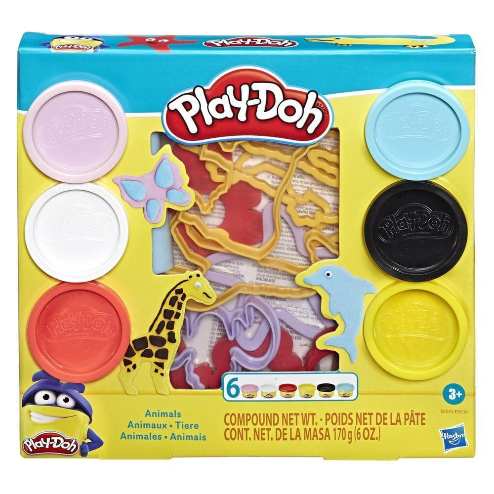 Hasbro-Play-Doh Fundamentals Assortment-E8535-Animals-Legacy Toys