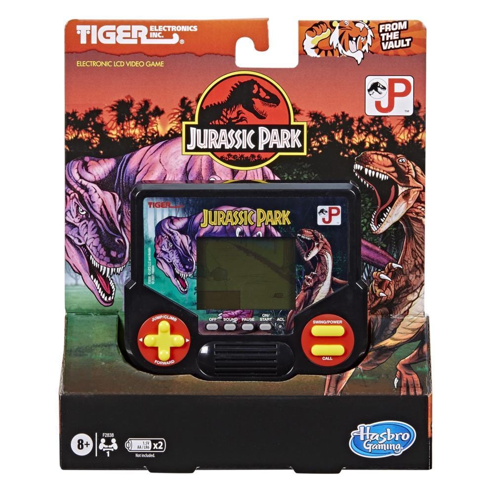 Hasbro-Tiger Electronics: Jurassic Park LCD Video Game-F2838-Legacy Toys