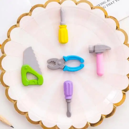 IDAKO-Tool Set Mini Erasers Card-ID205-Legacy Toys