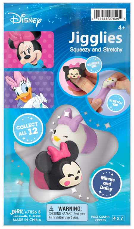 JA-RU-Disney Jigglies 2 Pack - Minnie and Daisy-7826 B-Legacy Toys