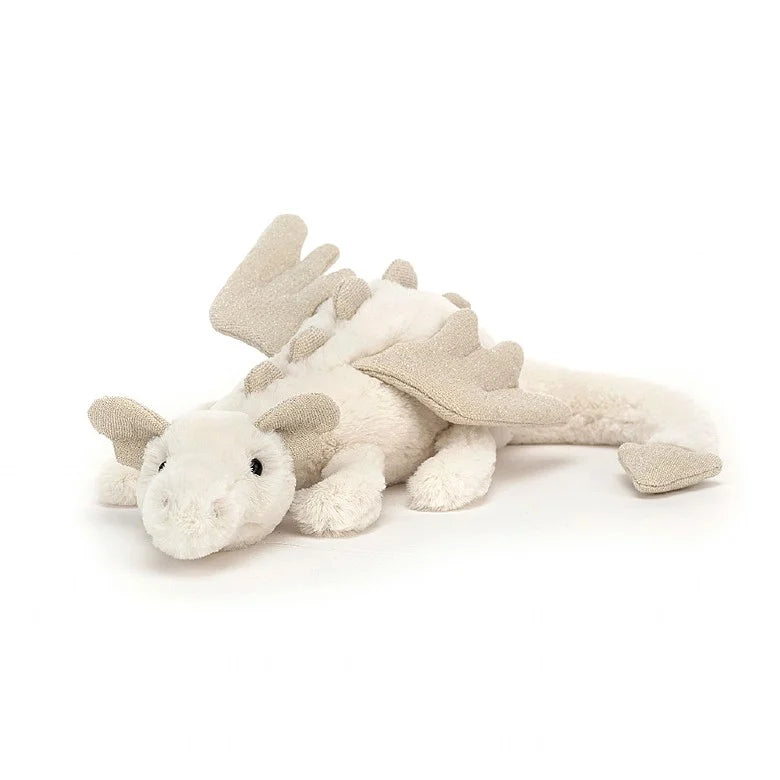 Jellycat-Snow Dragon Little-SNW6DDL-Legacy Toys