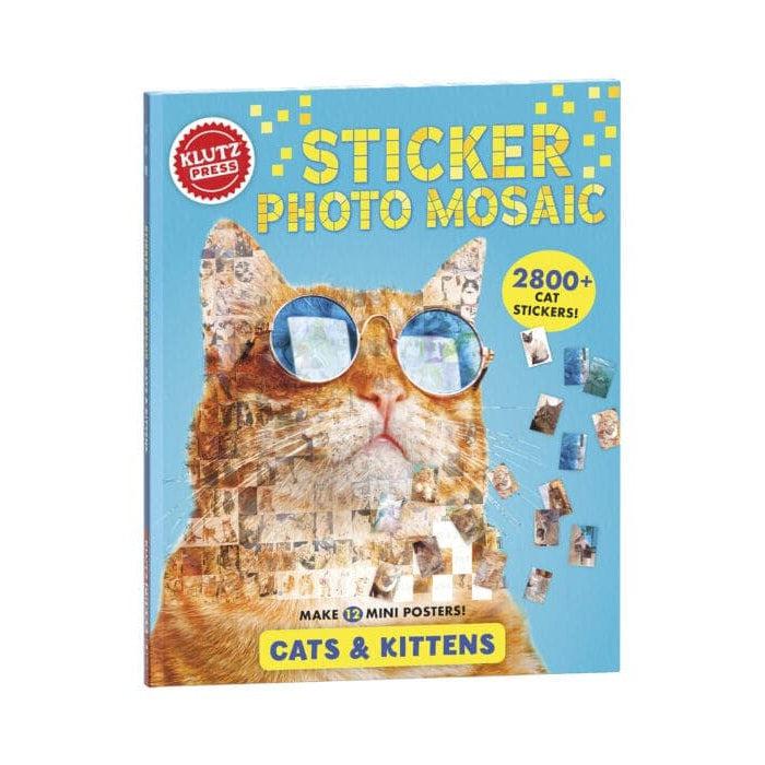 Klutz-Sticker Photo Mosaic Cats & Kittens-KLU-79273-Legacy Toys