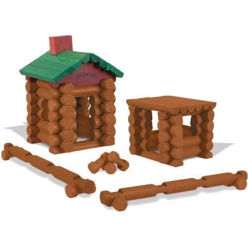 KNEX-Lincoln Logs - 111 Piece 100th Anniversary Tin-00854-Legacy Toys