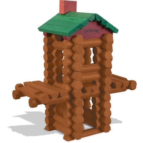 KNEX-Lincoln Logs - 111 Piece 100th Anniversary Tin-00854-Legacy Toys