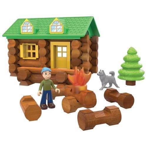 KNEX-Lincoln Logs - 59 Piece On The Trail Building Set-00821-Legacy Toys