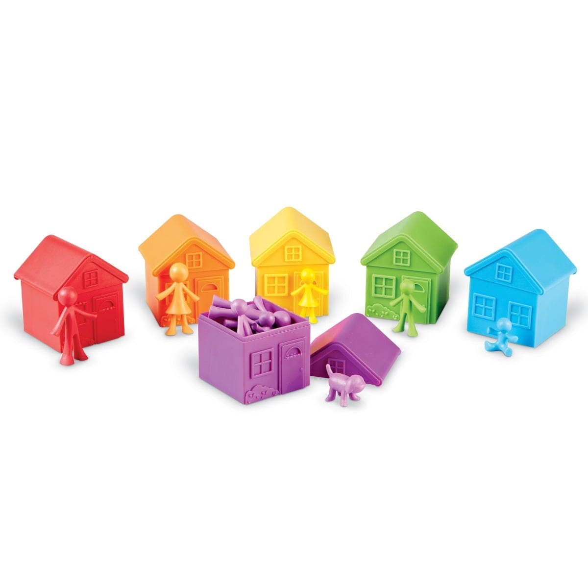 Learning Resources-All About Me Sorting Neighborhood Set-LER3369-Legacy Toys