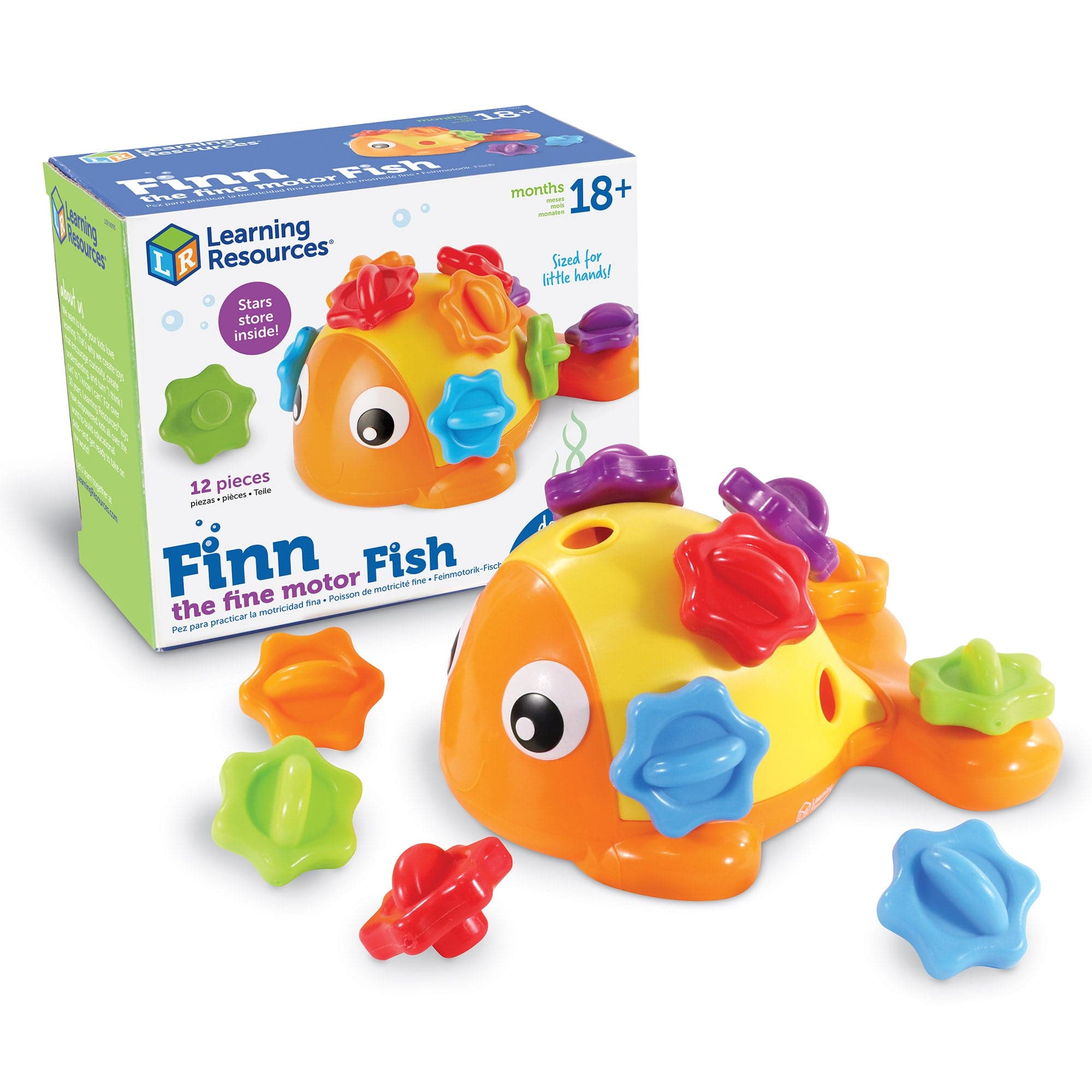 Learning Resources-Finn the Fine Motor Fish-LER9093-Legacy Toys