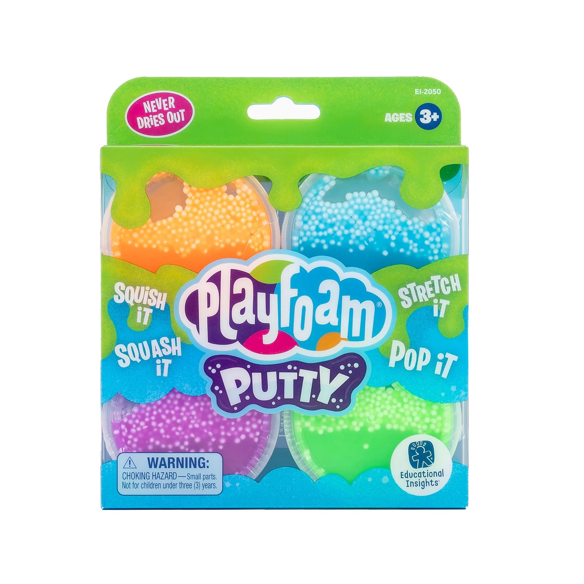 Learning Resources-Playfoam Putty 4-Pack-2050-Legacy Toys