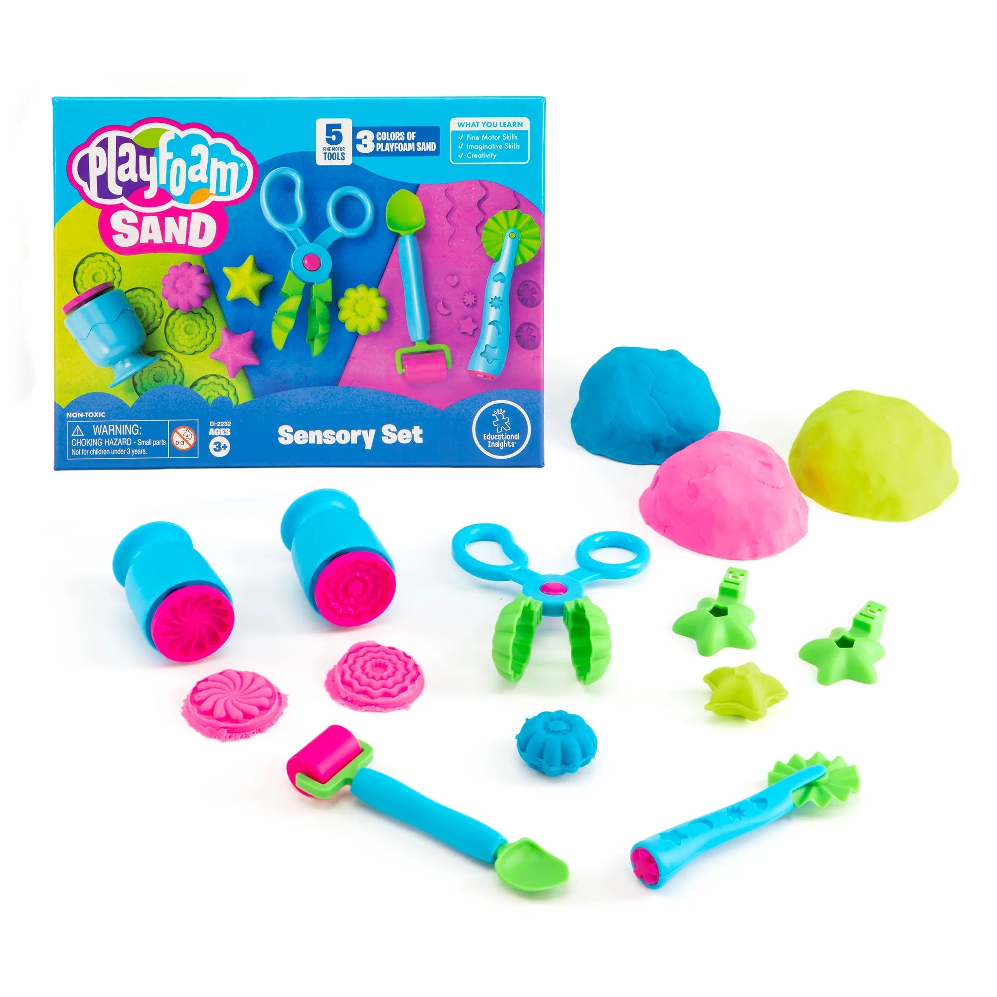 Learning Resources-Playfoam Sand Sensory Set-2232-Legacy Toys