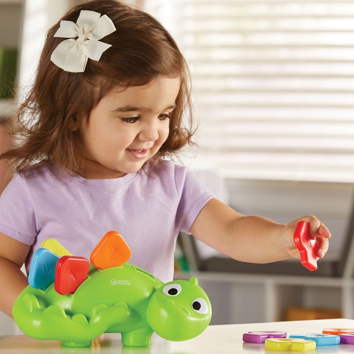 Learning Resources-Steggy the Fine Motor Dino-LER9091-Legacy Toys