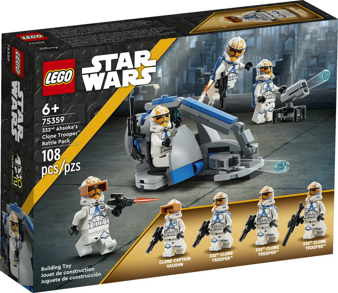Lego-332nd Ahsoka's Clone Trooper Battle Pack-75359-Legacy Toys