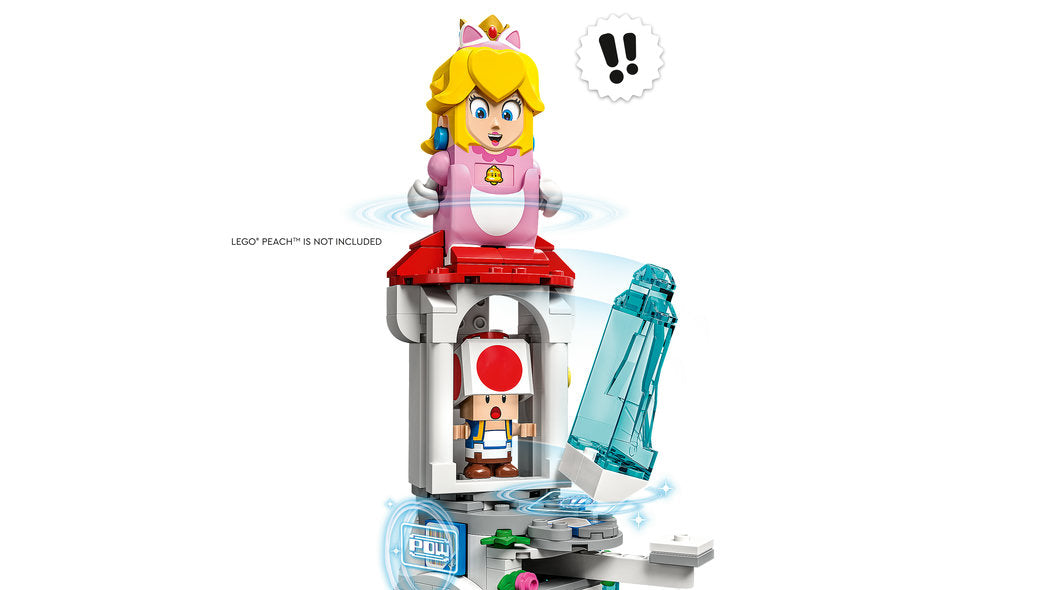 Lego-Cat Peach Suit and Frozen Tower Expansion Set-71407-Legacy Toys