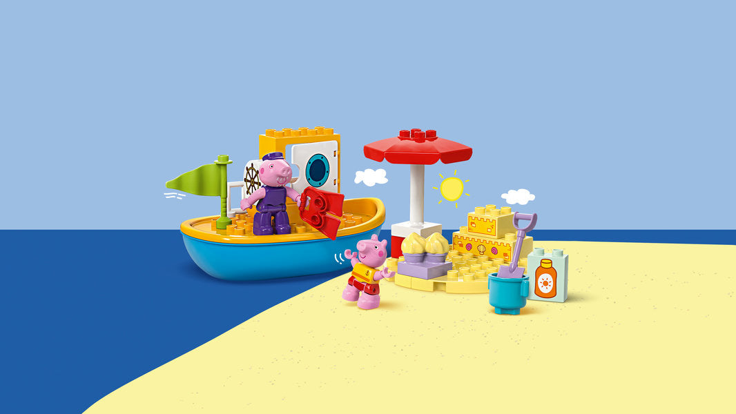 Lego-DUPLO - Peppa Pig Boat Trip-10432-Legacy Toys