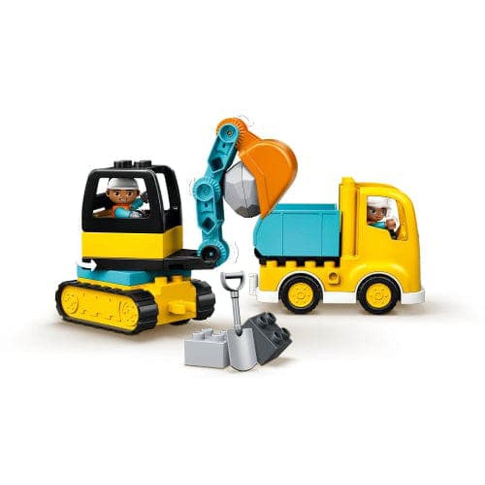 Lego-DUPLO Truck & Tracked Excavator-10931-Legacy Toys
