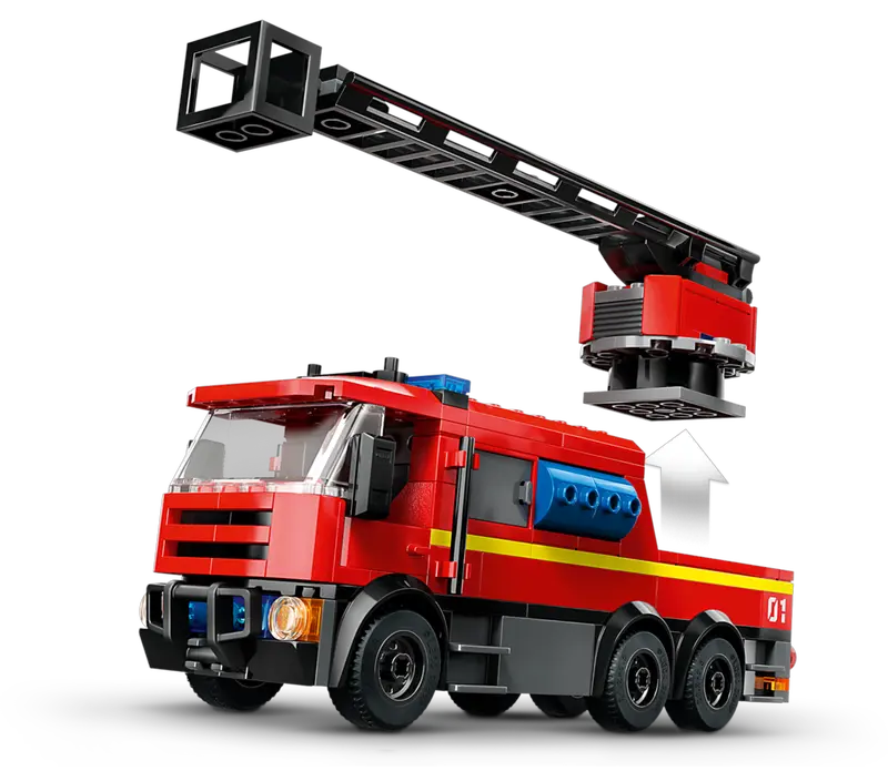 Lego-Fire Station with Fire Truck-60414-Legacy Toys