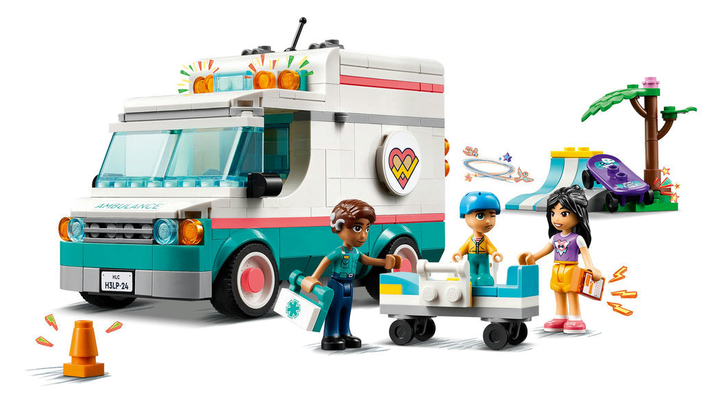 Lego-Heartlake City Hospital Ambulance-42613-Legacy Toys