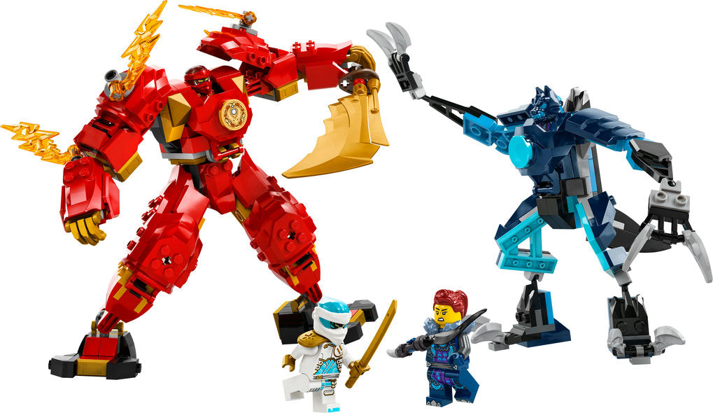 Lego-Kai's Elemental Fire Mech-71808-Legacy Toys