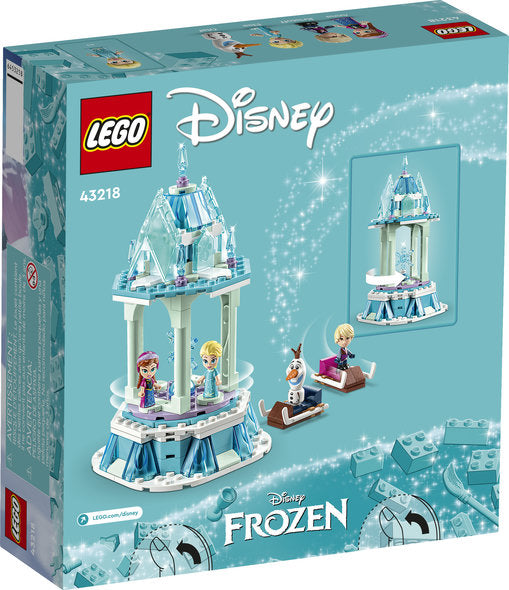 Lego-LEGO Disney Frozen - Anna and Elsa's Magical Carousel-43218-Legacy Toys