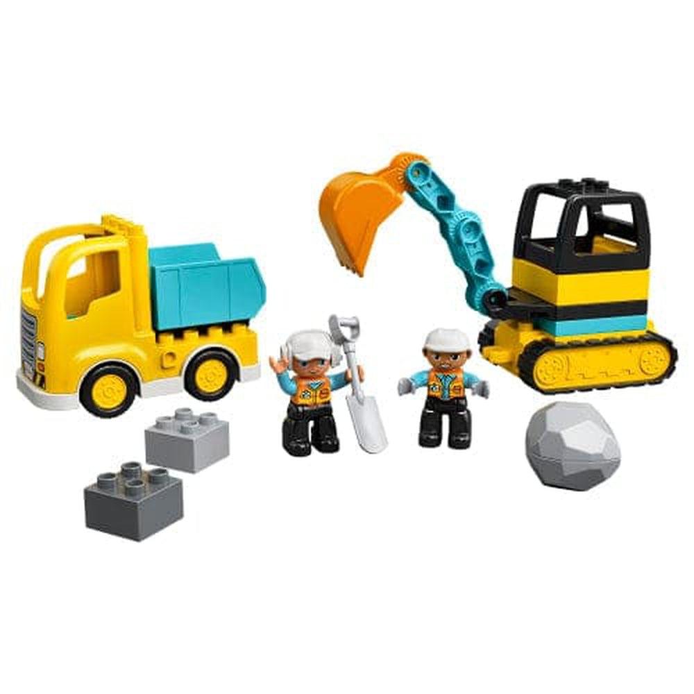 Lego-DUPLO Truck & Tracked Excavator-10931-Legacy Toys