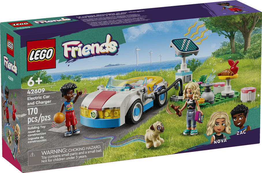 Lego-LEGO Friends - Electric Car and Charger-42609-Legacy Toys