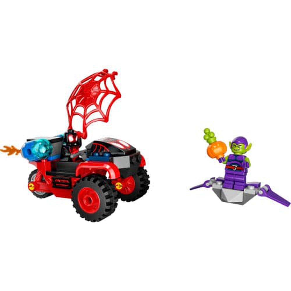 Lego-LEGO Marvel Miles Morales: Spiderman's Techno Trike-10781-Legacy Toys