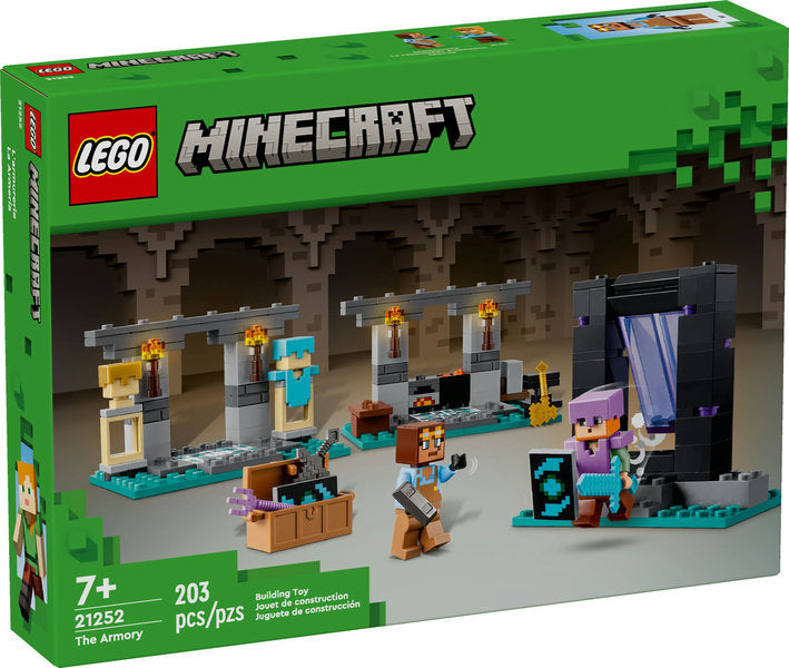 Lego-LEGO Minecraft - The Armory-21252-Legacy Toys