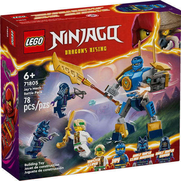 Lego-LEGO Ninjago - Jay's Mech Battle Pack-71805-Legacy Toys