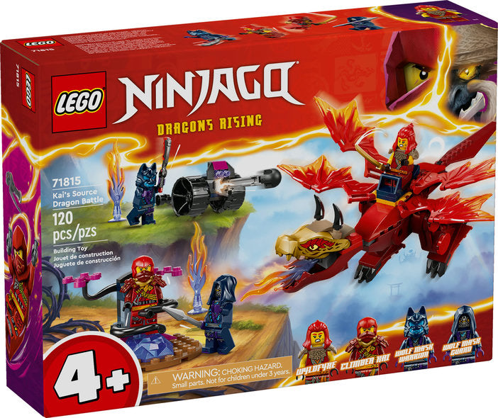 Lego-LEGO Ninjago - Kai's Source Dragon Battle-71815-Legacy Toys