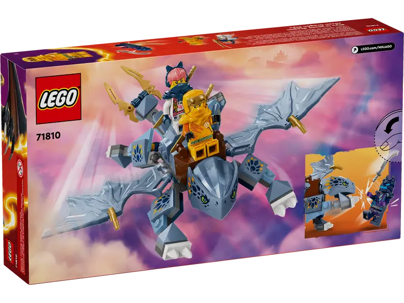 Lego-Lego Ninjago Young Dragon Riyu-71810-Legacy Toys