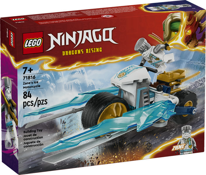 Lego-LEGO Ninjago - Zane's Ice Motorcycle-71816-Legacy Toys