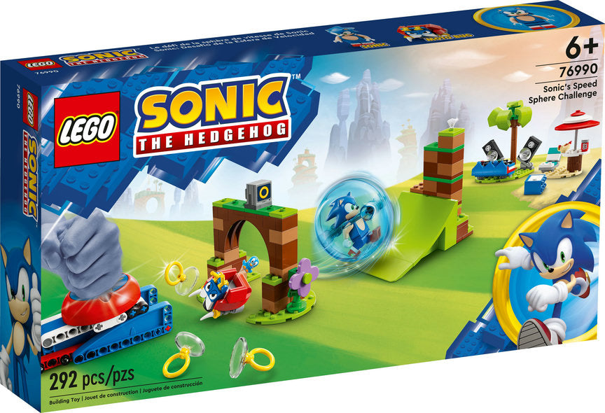 Lego-LEGO Sonic - Sonic's Speed Sphere Challenge-76990-Legacy Toys