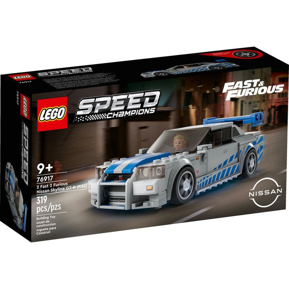 Lego-LEGO Speed Champions 2 Fast 2 Furious Nissan Skyline GT-R-76917-Legacy Toys