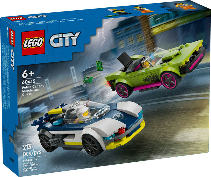 Lego-Police Car and Muscle Car Chase-60415-Legacy Toys