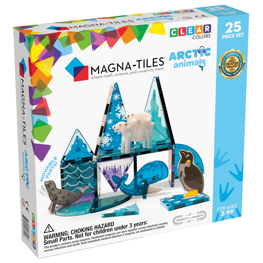 Magna-Tiles-Magna-Tiles Arctic Animals 25 Piece Set-21125-Legacy Toys