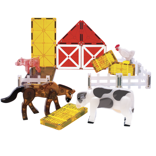 Magna-Tiles-Magna-Tiles Farm Animals 25 Piece set-22125-Legacy Toys