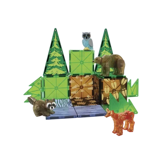 Magna-Tiles-Magna-Tiles Forest Animals 25 Piece set-22225-Legacy Toys