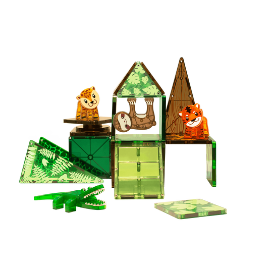 Magna-Tiles-Magna-Tiles Jungle Animals 25 Piece Set-21225-Legacy Toys