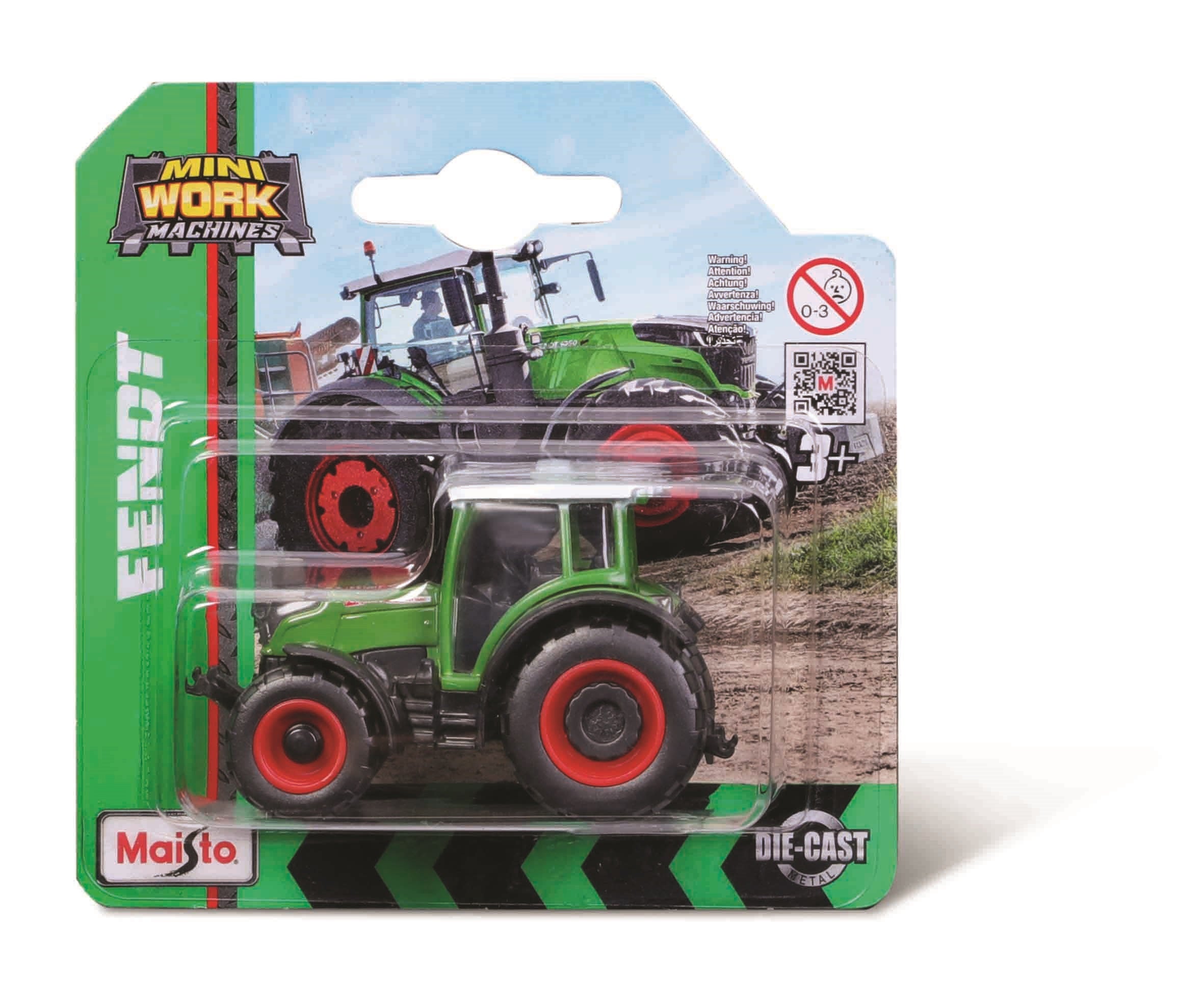 Maisto-1:64 3" Mini Work Machines Tractors Assorted Styles-15530-Legacy Toys