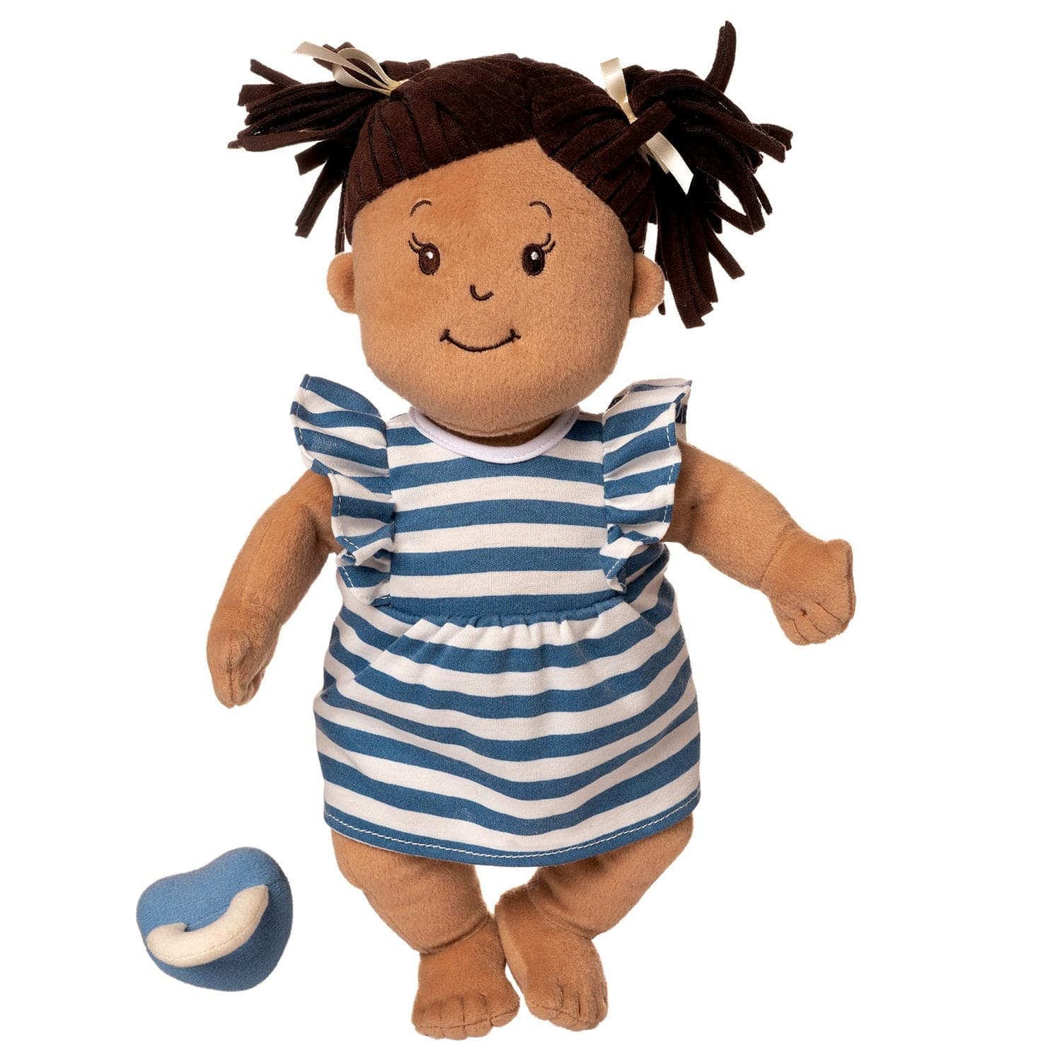 Manhattan Toy-Baby Stella Doll - Beige with Brown Hair-158040-Legacy Toys