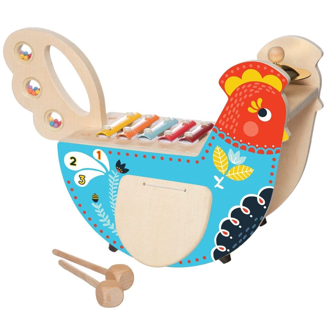 Manhattan Toy-Rocking Musical Chicken-216570-Legacy Toys