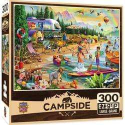 MasterPieces-Campside - Day at the Lake - 300 Piece Puzzle-31999-Legacy Toys