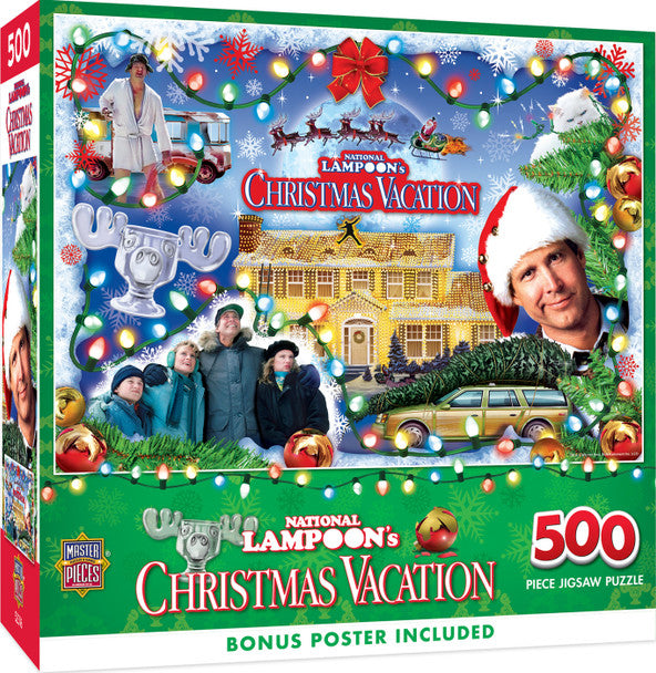 MasterPieces-Christmas Vacation - 500 Piece Puzzle-32363-Legacy Toys
