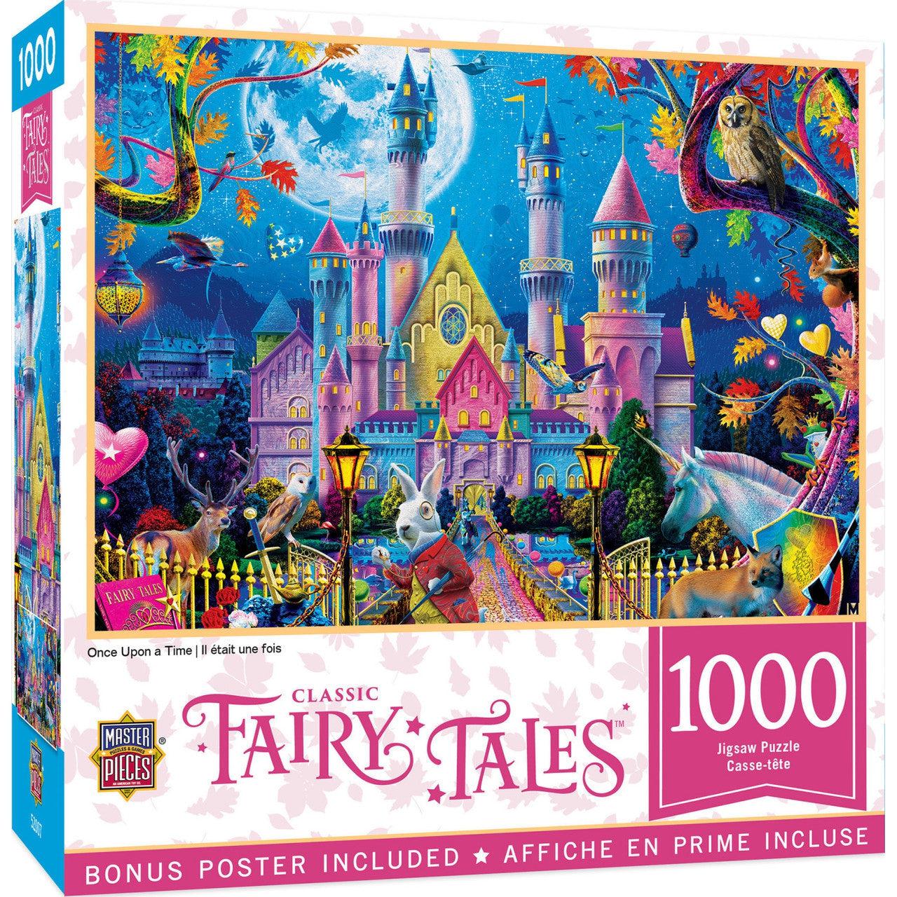 MasterPieces-Classic Fairy Tales - Once Upon a Time - 1000 Piece Puzzle-72236-Legacy Toys