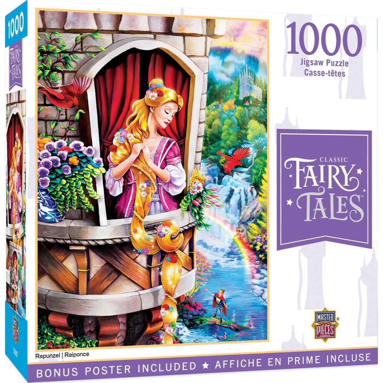 MasterPieces-Classic Fairy Tales - Rapunzel - 1000 Piece Puzzle-72237-Legacy Toys